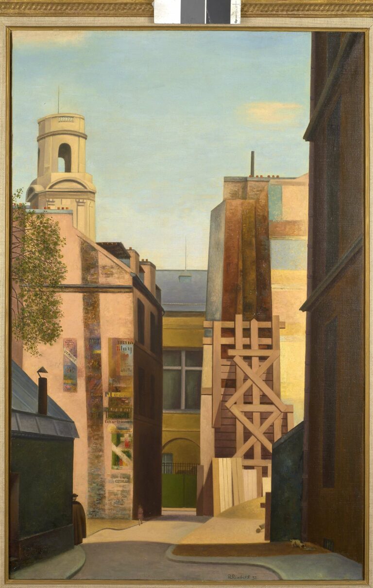 Rue Pape Carpentier, 1930, huile sur toile, 92 X 60 cmCollection Guénégan