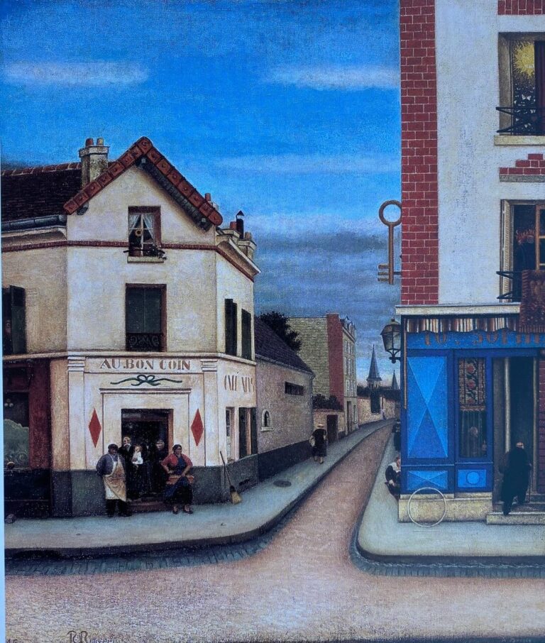 Allégorique allusion à la diversité des demeures, 1945 Huile sur toile, 55 X 46 cm©Musée Anatole Jakovsky, Nice