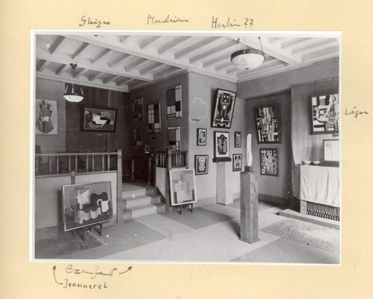 1921, Galerie de l'Effort Moderne, Paris, œuvres de Gleizes, Mondrian, Herbin, Léger, Jeanneret, Ozenfant
