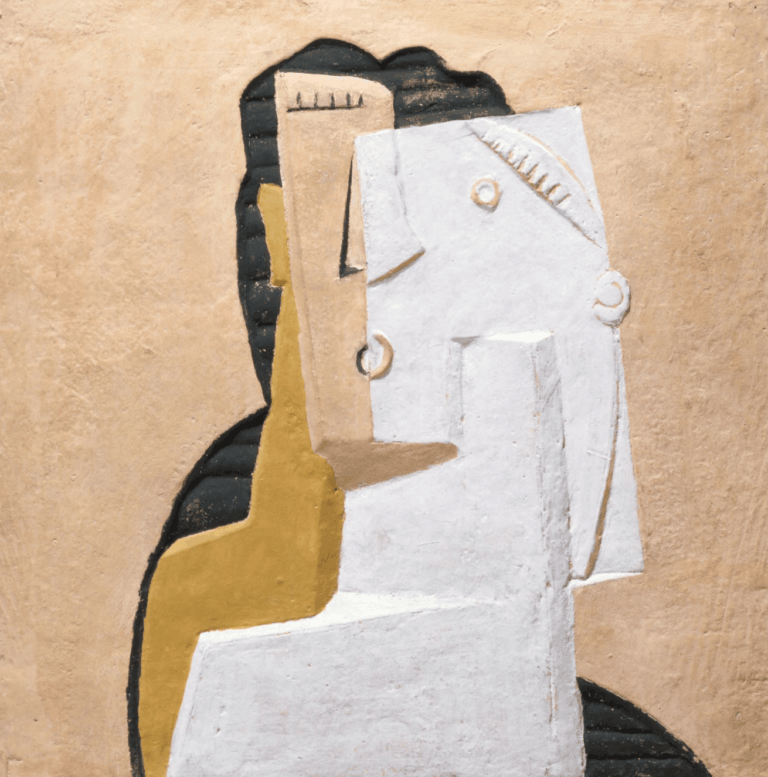 Henri Laurens, Tête de boxeur, 1920, Technique mixte sur panneau, 24,4 X 24,7 cmTate Modern Gallery, Londres