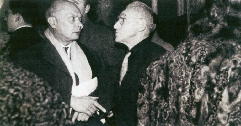 Charchoune et Lanskoy, 1971 - Vernissage Rétrospective CharchouneMusée National d'Art Moderne, Paris