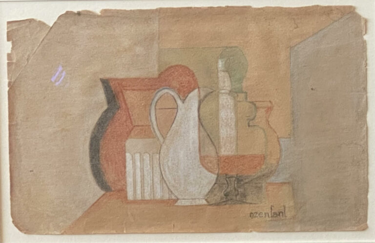 OZ Nature morte puriste, circa 1910
