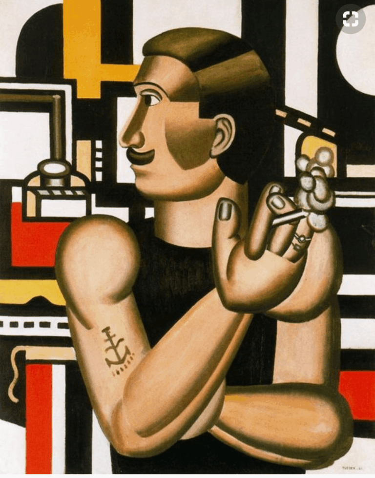 Fernand Léger, Le Mécanicien, 1920, huile sur toile, 116 X 88,8 cmNational Gallery of Canada