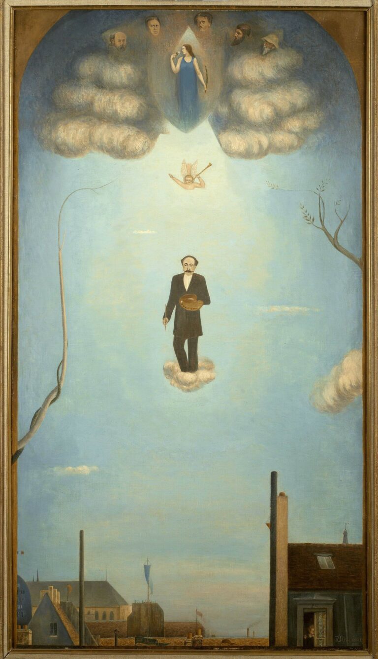 L'ascension du Douanier Rousseau huile sur toile, 1926, 100 X 56 cm