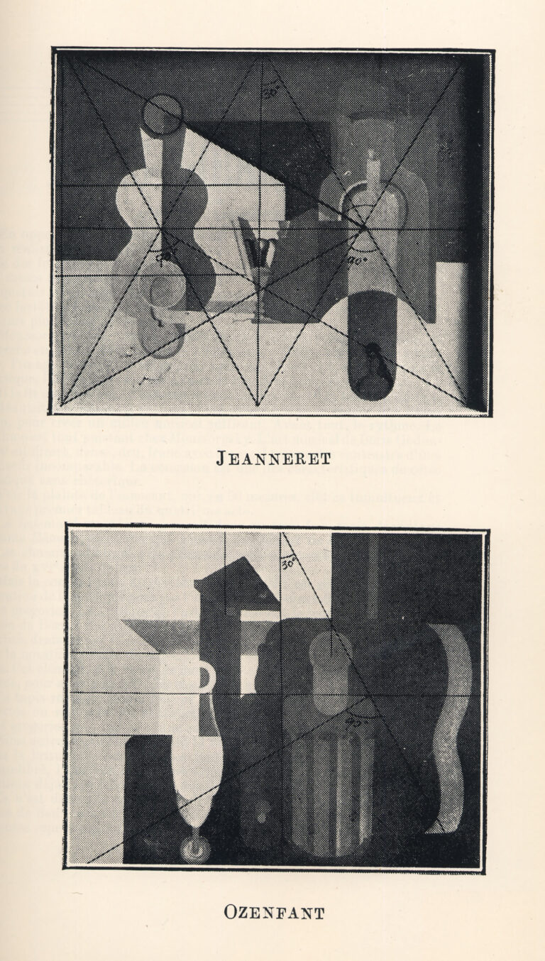 Jeanneret – Ozenfant, Tracés Régulateurs, 1920. Le purisme et ses justes proportions. Revue L’Esprit Nouveau n° 17