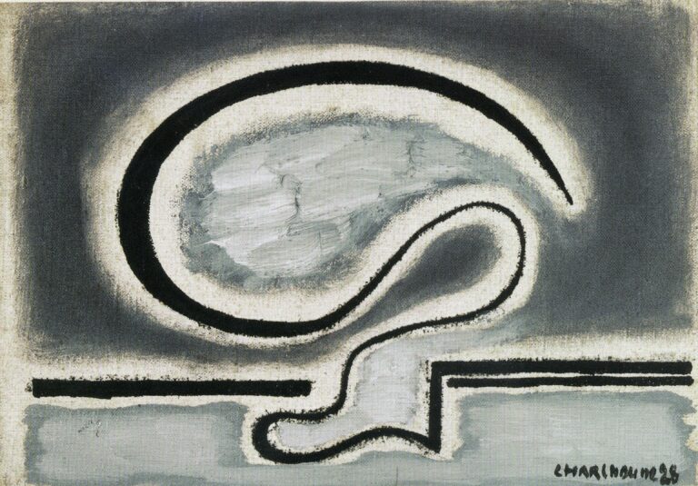 Composition élastique, 1928, 16 X 22 cm, Collection particulière, Belgique