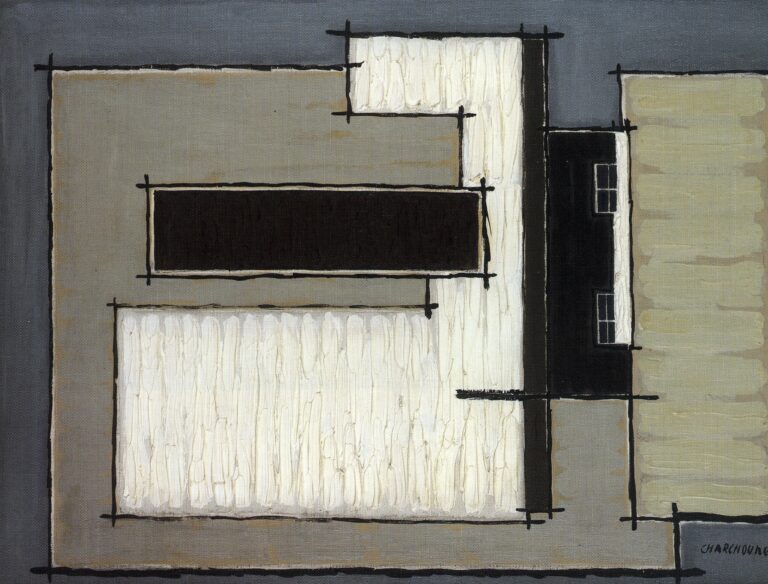 La Maison d'en face, 1928, Huile sur toile, 65 X 92 cm, Collection Fitoussi, Jérusalem