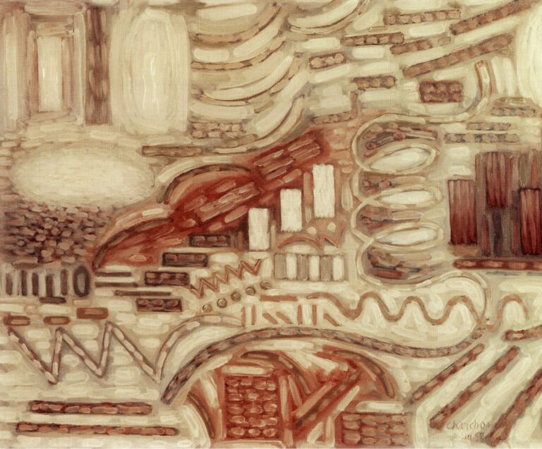 Concerto pour piano en la mineur, 1958, 50 X 65 cm, Collection Bruno Yaron, Israël