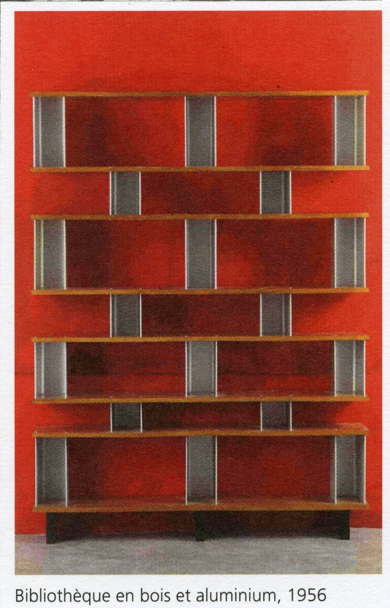 Charlotte Perriand, Bibliothèque, 1956, Collection particulière européenne